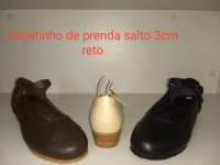 Sapatinho de prenda salto 3 cm reto confort plus